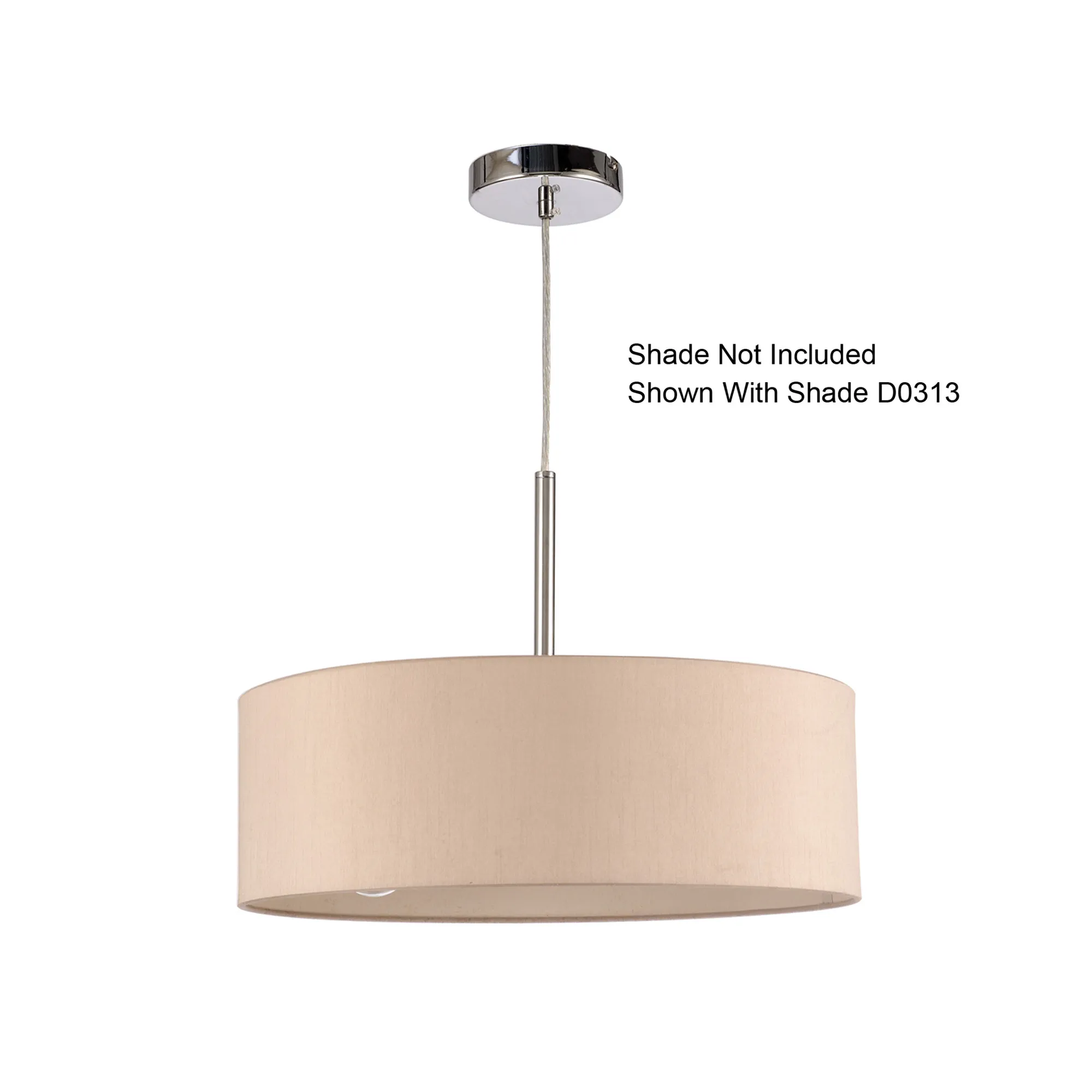 Baymont Pendant 3 Light Polished Chrome D0339  Deco Baymont PC